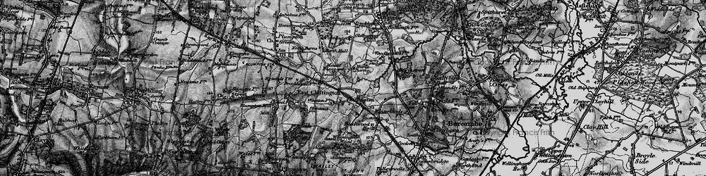 Old map of Yokehurst in 1895
