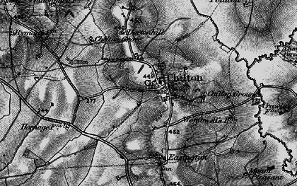 Old map of Chilton in 1895