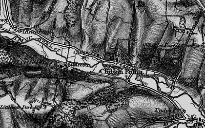 Old map of Brickkiln Copse in 1895