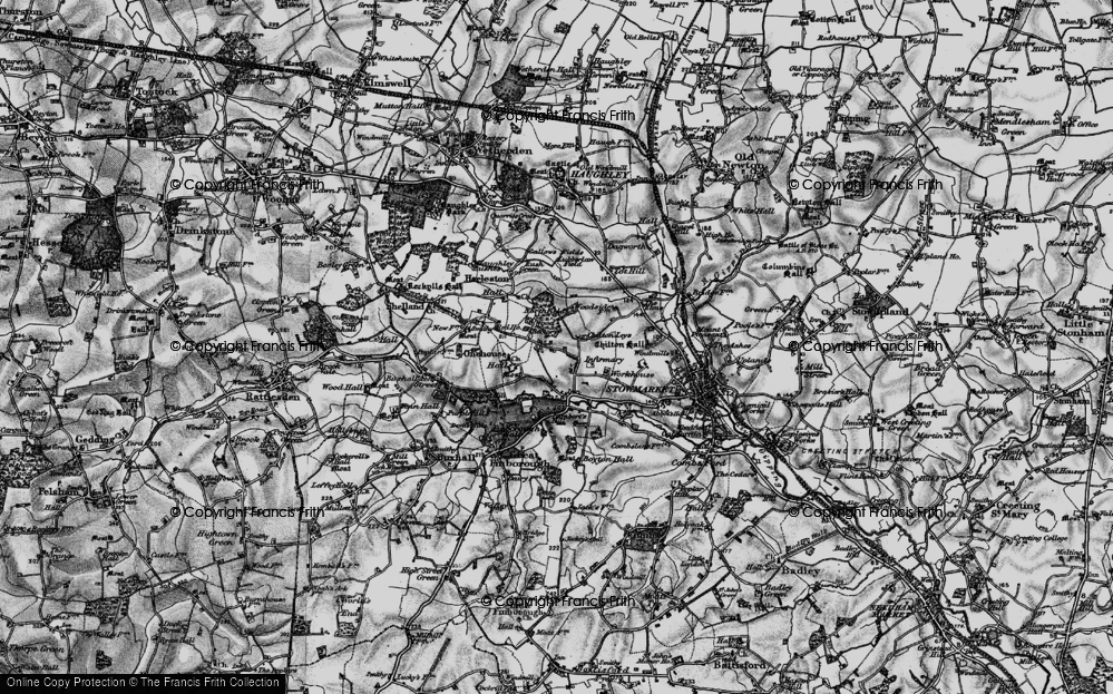 Old Map of Chilton Leys, 1898 in 1898