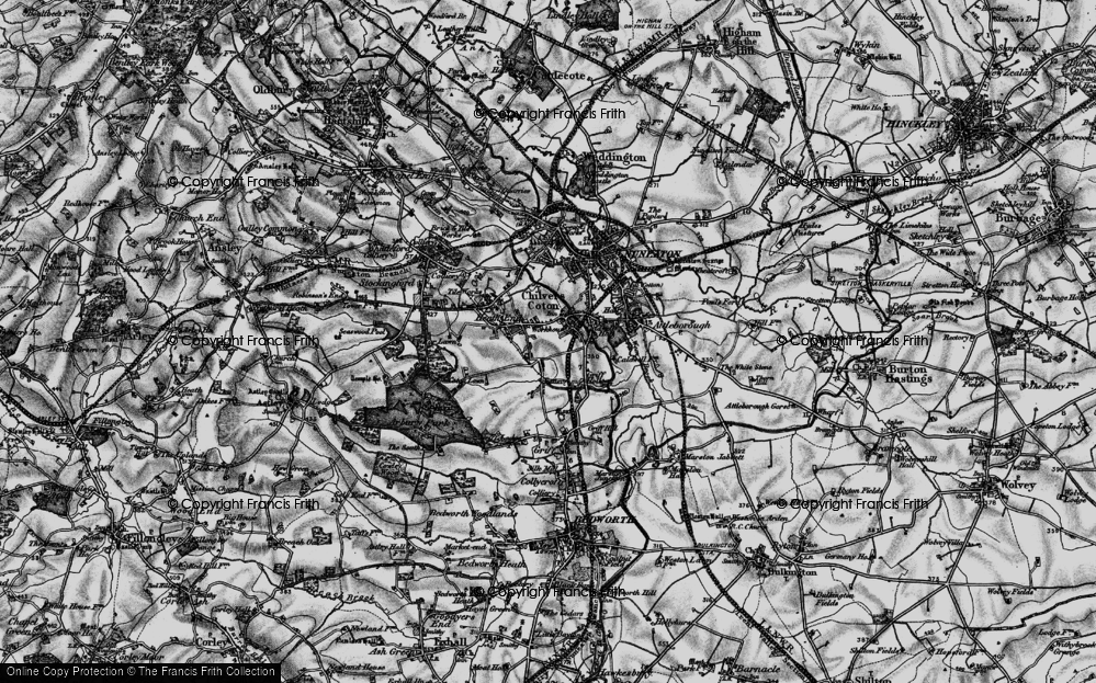 Historic Ordnance Survey Map of Chilvers Coton, 1899