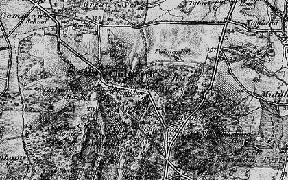 Old map of Chilworth in 1895