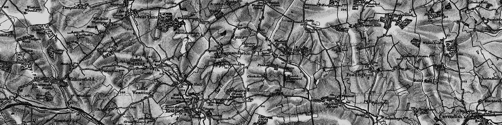 Old map of Chimney Street in 1895