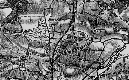 Old map of Chineham in 1895