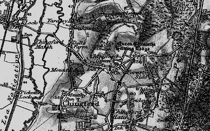 Old map of Chingford Green in 1896