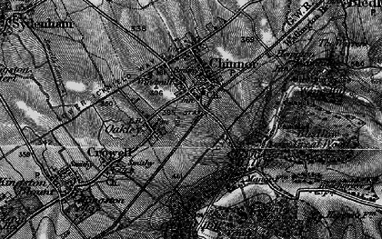 Old map of Chinnor in 1895
