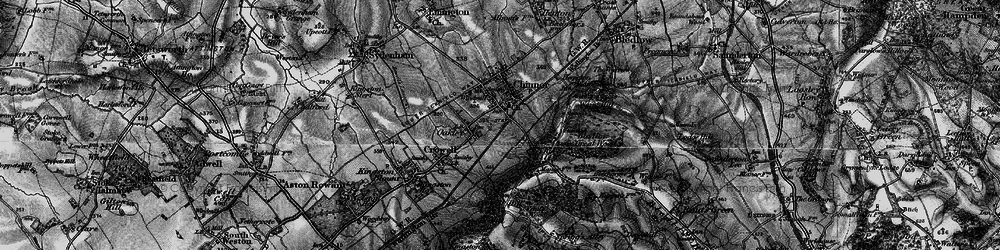 Old map of Bledlow Cross in 1895