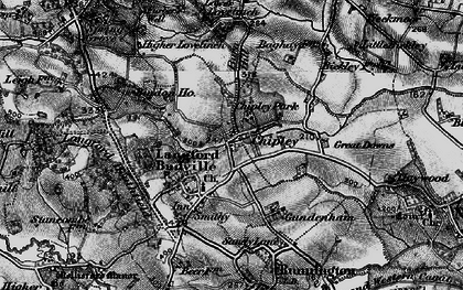 Old map of Chipley in 1898