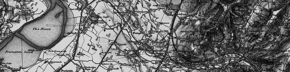 Old map of Chipmans Platt in 1896