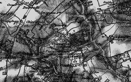 Old map of Chipperfield in 1896