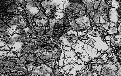 Old map of Wolf Fell in 1896
