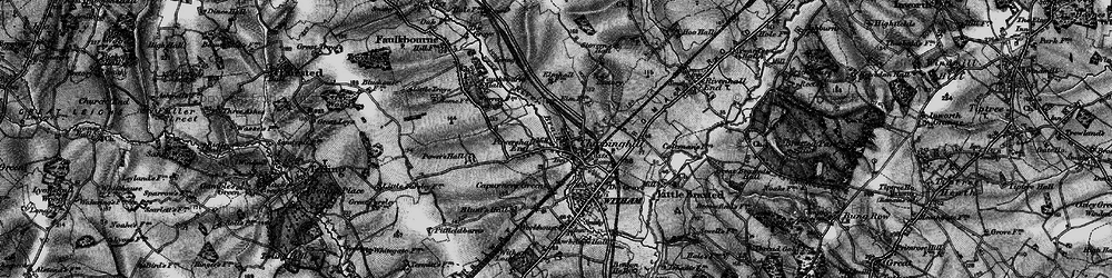 Old map of Chipping Hill in 1896