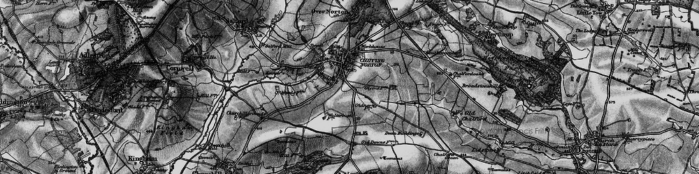 Old map of Chipping Norton in 1896