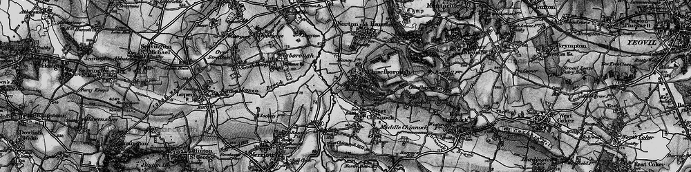 Old map of Balham Hill in 1898