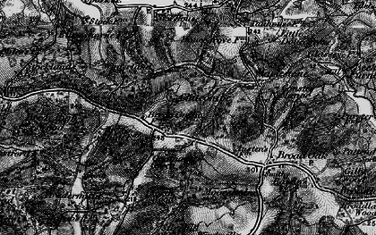 Old map of Brede High Wood in 1895