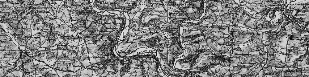 Old map of Abbot's Marsh in 1898