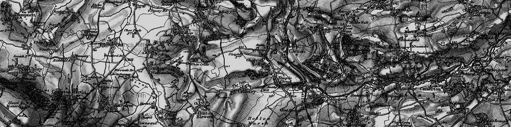 Old map of Cholwell in 1898