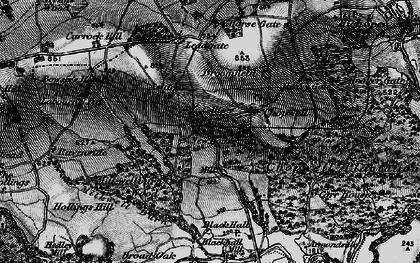 Old map of Chopwell in 1898