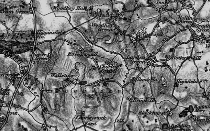 Old map of Chorley in 1897