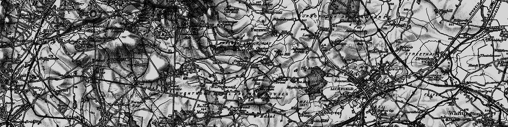 Old map of Chorley in 1898