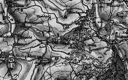 Old map of Chorley in 1899