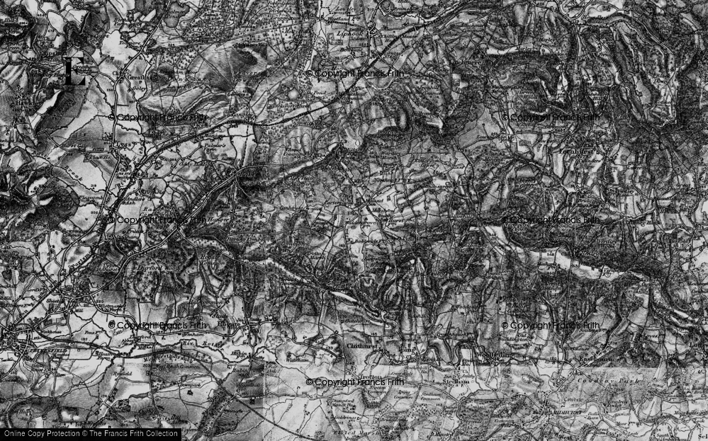 Old Map of Chorley Common, 1895 in 1895