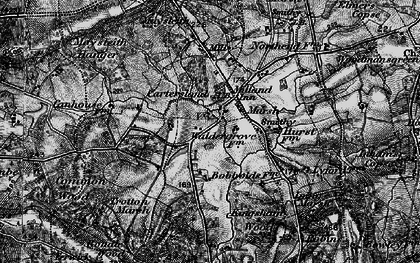 Old map of Chorley Common in 1895
