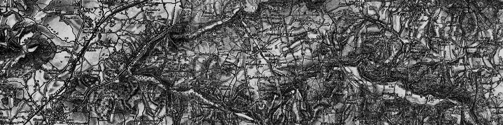 Old map of Chorley Common in 1895