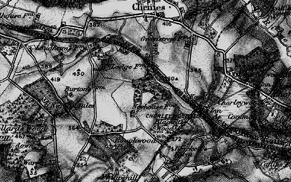 Old map of Chorleywood West in 1896