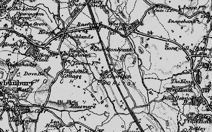 Old map of Chorlton in 1897