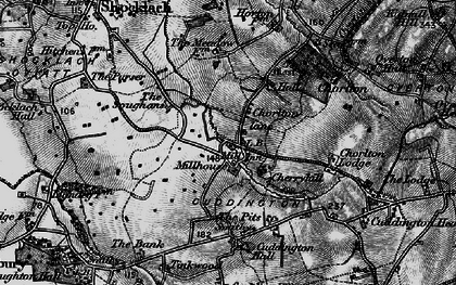 Old map of Chorlton Lane in 1897