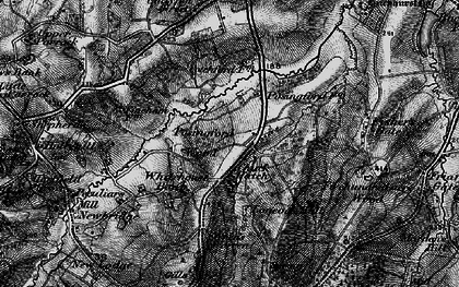 Old map of Chuck Hatch in 1895