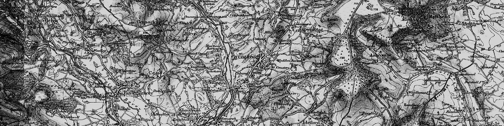 Old map of Chudleigh in 1898