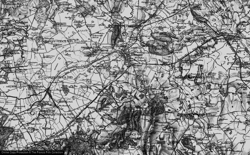 Historic Ordnance Survey Map of Church Aston, 1897