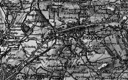 Old map of Church Clough in 1898