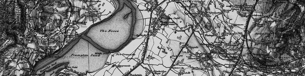 Old map of Splatt Br in 1896