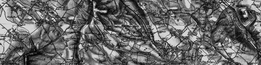 Old map of Kensworth Ho in 1896