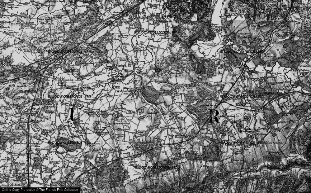 Old Maps of Ockham Park, Surrey - Francis Frith