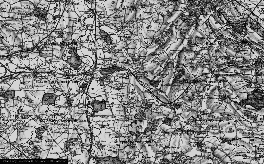 Old Map of Church End, 1899 in 1899