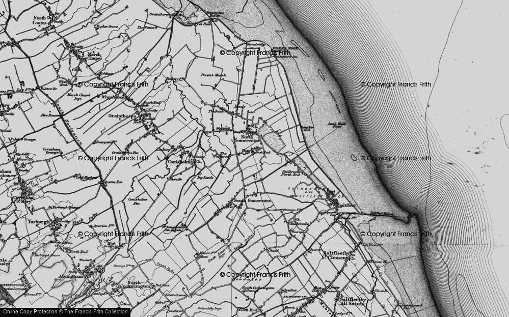 Old Map of Church End, 1899 in 1899