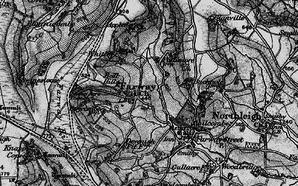 Old map of Ball Hill in 1898