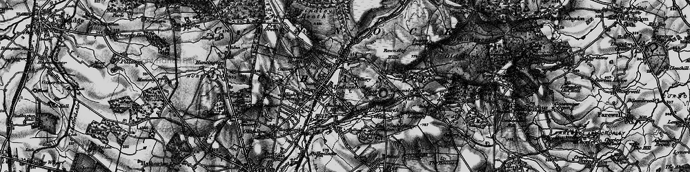Old map of Church Hill in 1898