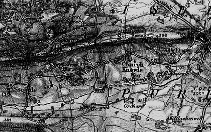 Old map of Church Knowle in 1897