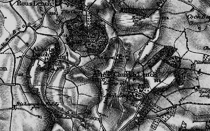 Old map of Church Lench in 1898