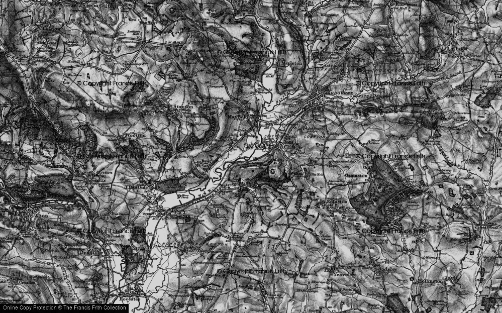 Old Map of Church Mayfield, 1897 in 1897