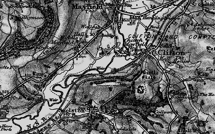 Old map of Church Mayfield in 1897