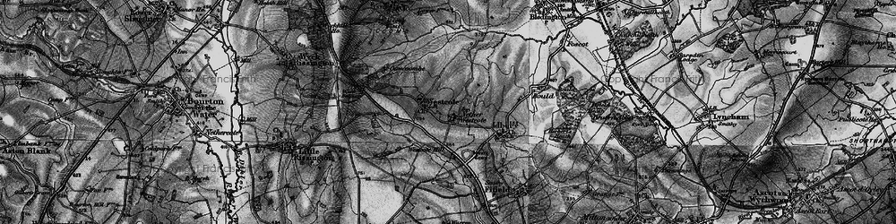 Old map of Church Westcote in 1896