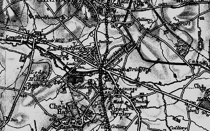 Old map of Churchbridge in 1898