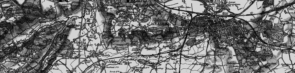Old map of Churchend in 1895