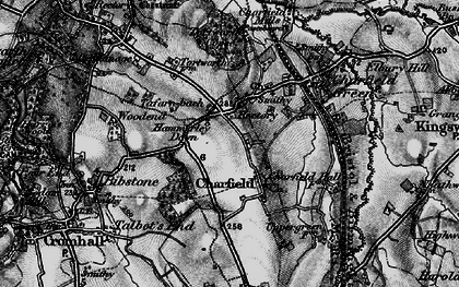 Old map of Churchend in 1897